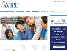 Tablet Screenshot of anp-foundation.org